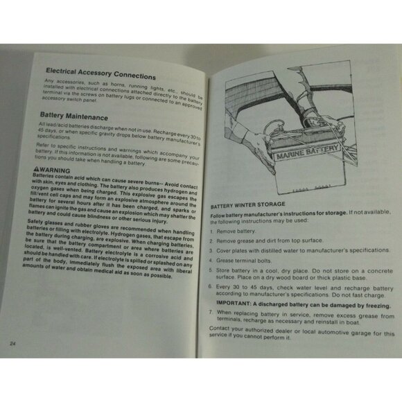 1986 MerCruiser Owner Service Manual Stern Drives&Inboards S/N 90-13534 386 - Picture 6 of 8